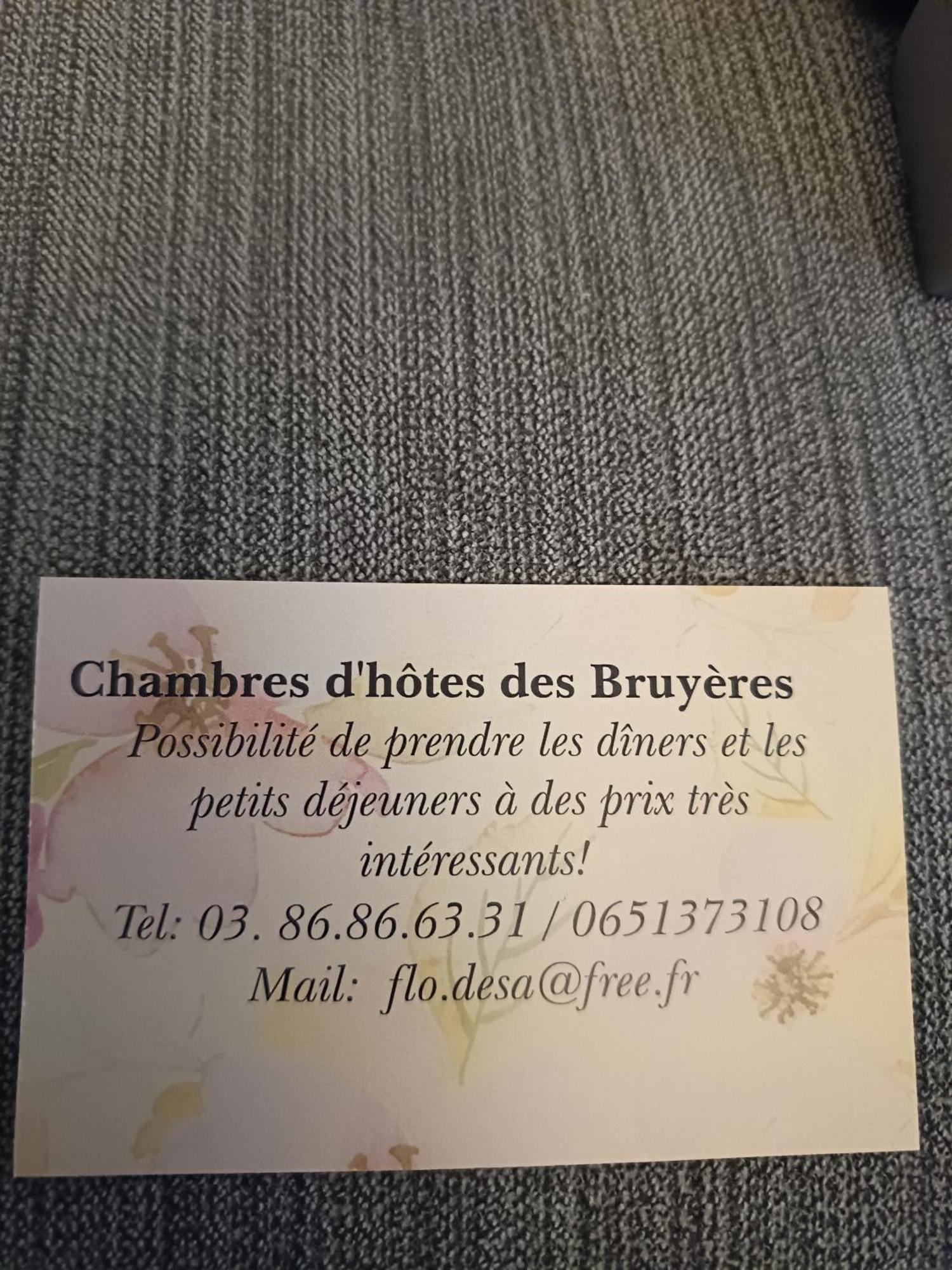 Chambres D'Hotes Des Bruyeres Collemiers Rom bilde